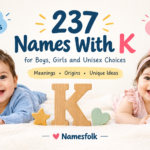 names with k
