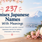 unisex japanese names